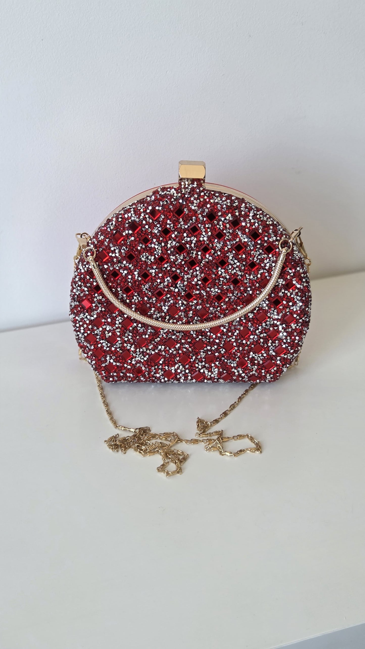 Sparkle clutch bag