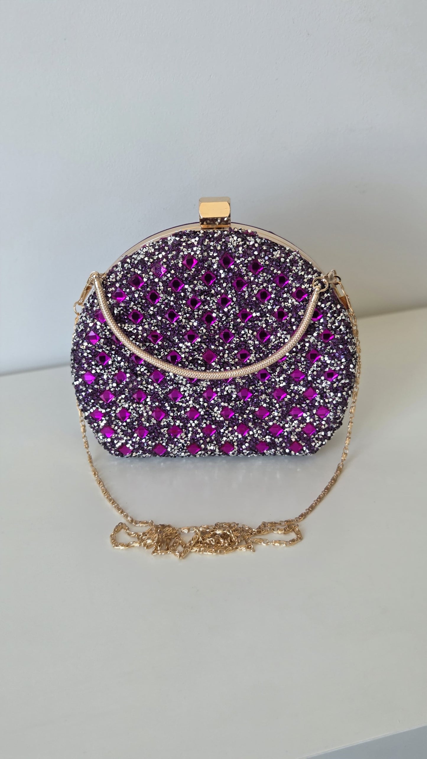 Sparkle clutch bag