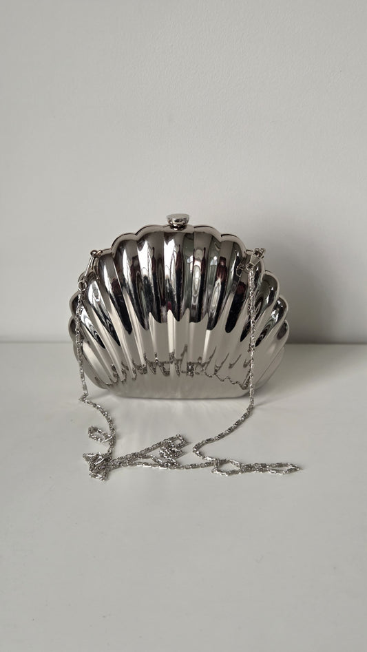 Sea-shell clutch bag